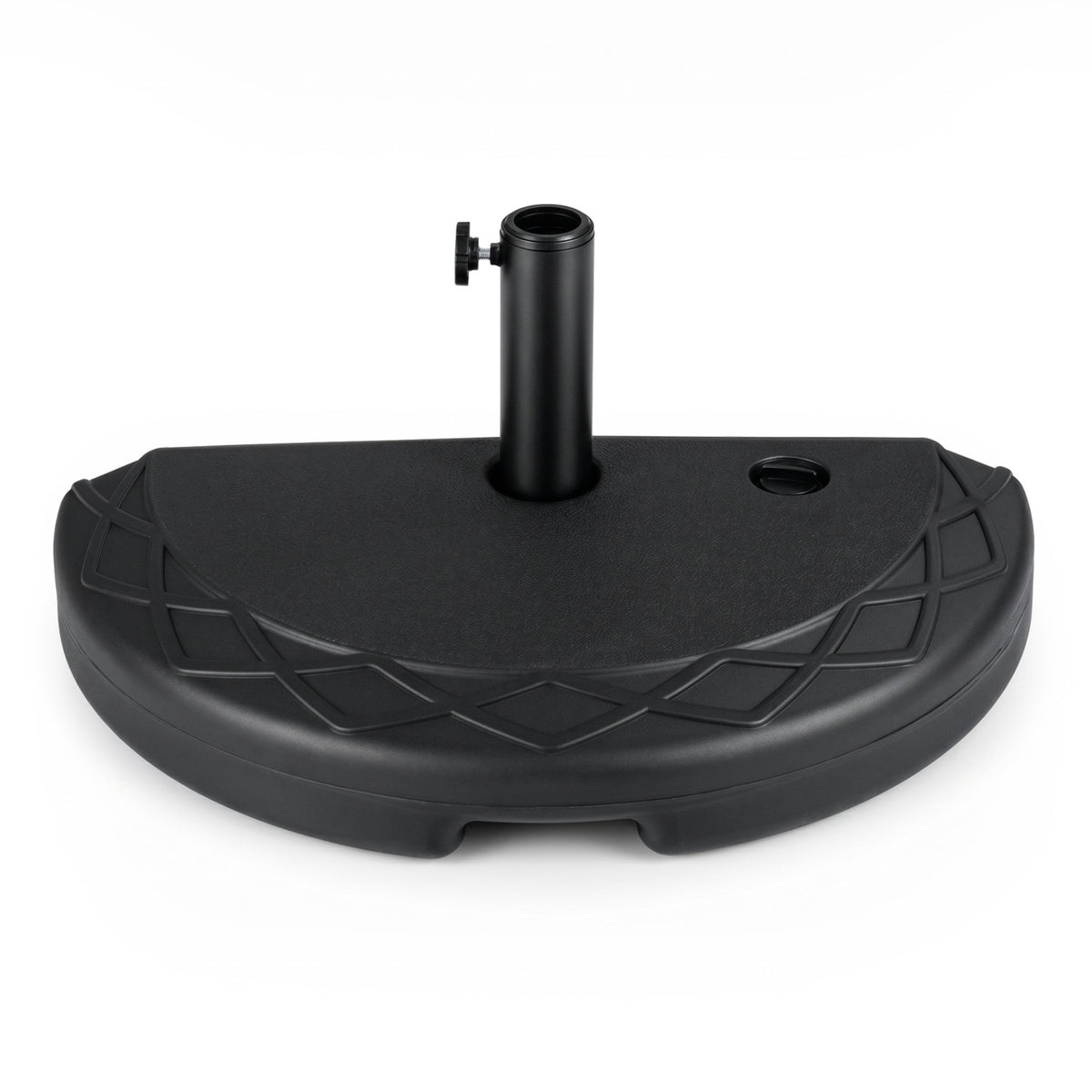 Half Round Patio Umbrella Base 44 lbs Water and Sand Fillable