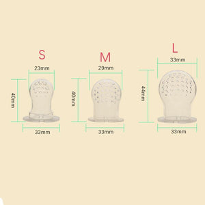 Modern NEW Baby Fresh Food Nibbler Pacifiers Feeder for Kids Fruit Feeding Nipple Safe Supplies Nipple Teat Pacifier For Baby and Kids
