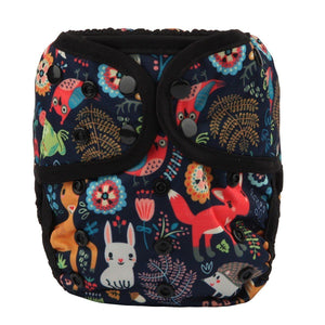 One Size Baby Cloth Diaper Cover Nappy Waterproof Double Gusset Design Adjustable Diapers For Babies