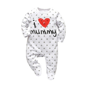 Modern Printed Baby Boys and Girls Romper Cotton Long Sleeve Jumpsuit for Infant Clothing Newborn Baby Kids