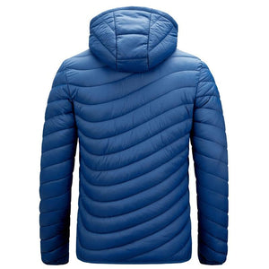 Men's Autumn Winter Classic Hooded Jacket Warm Coat Hooded Winter Coat Warm Adjustable Hood Jacket Cotton Removable Hood Jackets Men Simple Casual Vintage Detachable Hat Outfits Warm Men Lightweight Soft Jackets