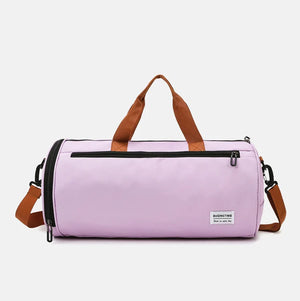 Waterproof Fitness Bag with Shoulder Strap Dry/Wet Zones Shoe Storage