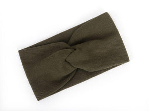 Modern New Trend Girls Winter Autumn Headband Twisted Knotted Soft Elastic Baby Girl Soft Elastic Turban Headband For Girls