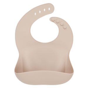 Solid Silicone Bibs Baby Feeding Saliva Towel Waterproof Soft Cloths Bandana Lightweight Infant Bibs