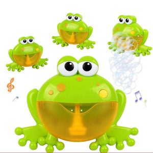 Baby Bath Toys Bubble Machine Crabs Frog Music Kids Bath Toy Bathtub Soap Automatic Bubble Maker