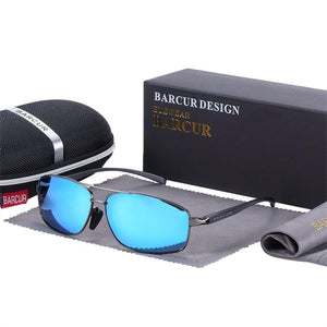 Luxury Elegent Rectangle Polarized Sunglasses Photochromic Driving Glasses For Men and Boys With UV400 Protection