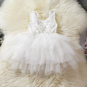 Luxury Toddler Girl Baby Clothing Dresses For 1 Year Birthday Christening Lace Girls Tulle  Infant Party Cake Smash Outfit Dress for Girls 1-6 Years