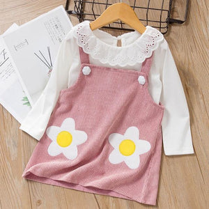 Autumn Baby Girl Princess Clothes Cute Girls Long Sleeve T-shirt Tops Cartoon Giraffe For Baby Girls