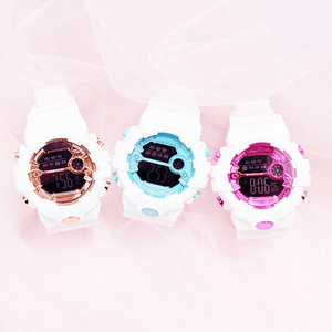 Electroic Shock Digital Watch Unisex Sports Waterproof  Watch With LED Colorful Mode Wristwatch For  Men and woman