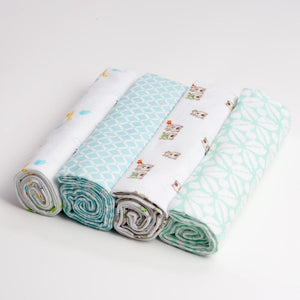 Baby Blanket Set 100% Cotton Flannel Baby Swaddles Soft Newborns Blankets Baby Blankets Baby Swaddle Wrap