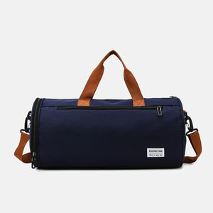 Waterproof Fitness Bag with Shoulder Strap Dry/Wet Zones Shoe Storage