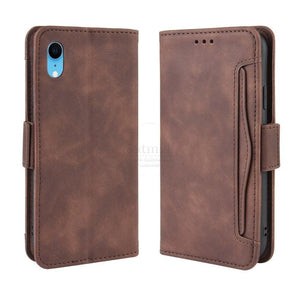 Wallet Cases For iPhone XR Case Magnetic Closure Flip Cover For iPhone X XS Max Leather Card Photo Holder Phone Bags PU Leather Flip Case Cover Stand Pocket for iPhone