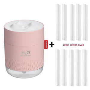 Wireless Air Humidifier USB Portbale Aroma Diffuser 2000mAh Battery Rechargeable Umidificador Essential Oil Humidificador Mist Maker
