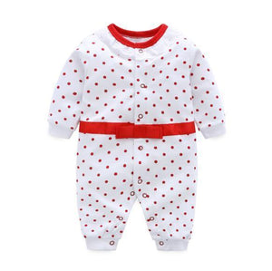 Modern Printed Jumpsuits Gentleman Autumn Long Sleeves Rompers Cotton Baby Clothes for Boys and Girls Outfits Style