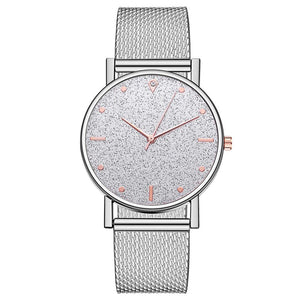 Cusual Ladies Watch Romantic Starry Sky Dial Women's Quartz Fashion Wristwatch  For Women and Girls