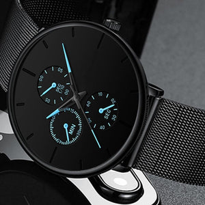 Relogio Masculino Unisex  Woman and Men Quartz Watch In Casual Slim Mesh Style Designer Sport Watch
