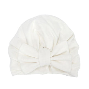 Modern Trend Stylish Baby Hat for Girls Big Bow Turban Baby Cap Accessories In Great Design