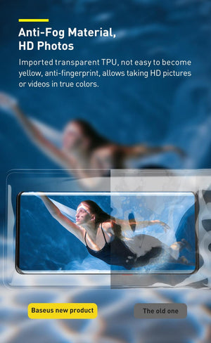 Waterproof Phone Case for iPhone 13 12 Pro Max Swim Water Proof Phone Bag Universal Protection Cover Waterproof Mobile Phone Case Underwater Mobile Phone Case
