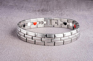 Trendy Men's Bracelet Stainless Steel Magnetic Bracelet Golden Magnet Bracelet For Men and Women