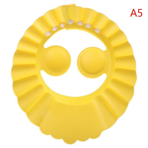 Shampoo Cap Durable Baby Bath Visor Hat Adjustable Baby Shower Protect Eye Water-proof Hair Wash Shield For Kids Bath