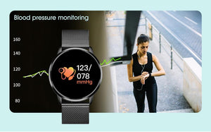 Luxury Popular Trend Smart Watch With LED Color Screen Smartwatch Women Fashion Fitness Tracker Heart Rate monitor