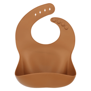 Solid Silicone Bibs Baby Feeding Saliva Towel Waterproof Soft Cloths Bandana Lightweight Infant Bibs