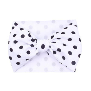 Modern retro Vintage Baby and Mom Textured Headwrap Pre-tied Turban Headband Bow Super Soft and Stretchy Hair Bows Kids Accessories for Girls and Moms