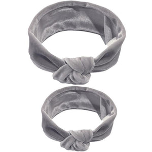 Modern  Mother & Baby Headbands Kids Girl Bow With Rabbit ear Print Floral Hair Bands Parent-Child Hair Accessories