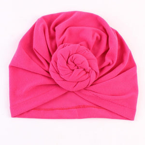 Modern Cotton Hat Handmade Baby Girls Turban Hats Twist Knot Women Caps For Mom And Daughter In Elegant Design