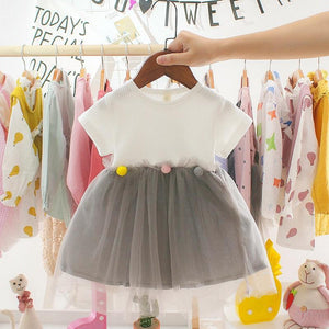 Modern Luxury elegant Newborn Baby Girl Dress for New Fashion  Cute Princess Baby Dress Infant Clothing