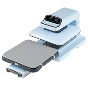 Heat Press Machine with Auto Release for T Shirts-Blue
