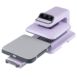 Heat Press Machine with Auto Release for T Shirts-Purple