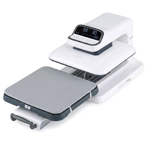 Heat Press Machine with Auto Release for T Shirts-White