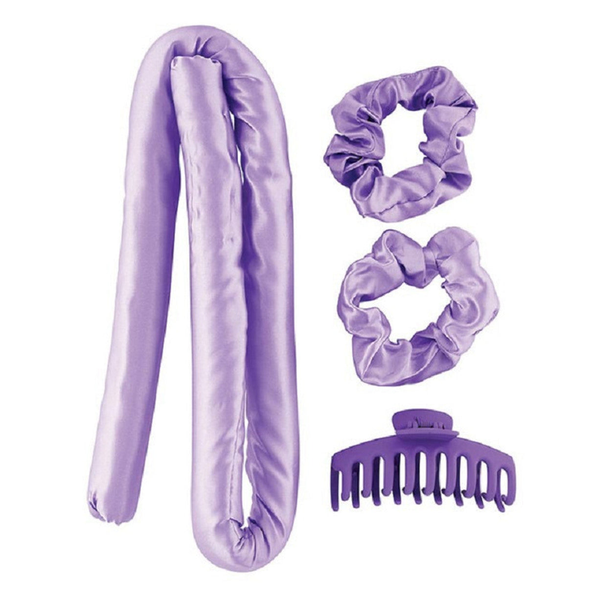 Heatless Roller Set | 4-Piece Hair Curler Set  | Hair Accessories
