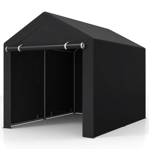 Heavy-Duty Portable Storage Shed with Roll-up Zipper Door-L
