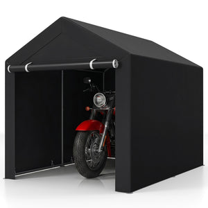 Heavy-Duty Portable Storage Shed with Roll-up Zipper Door-L