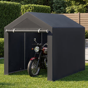 Heavy-Duty Portable Storage Shed with Roll-up Zipper Door-L