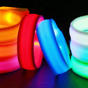 Adjustable LED Wristbands for Runners Joggers & Cyclists