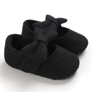 Baby Girls First Walkers Bow Knot Solid Soft Shoe Footwear For Baby Girl Breathable Shoes