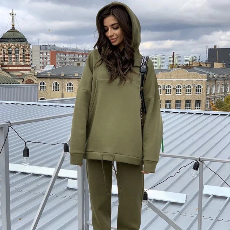 Cozy and Stylish  Two Piece Sweater Set