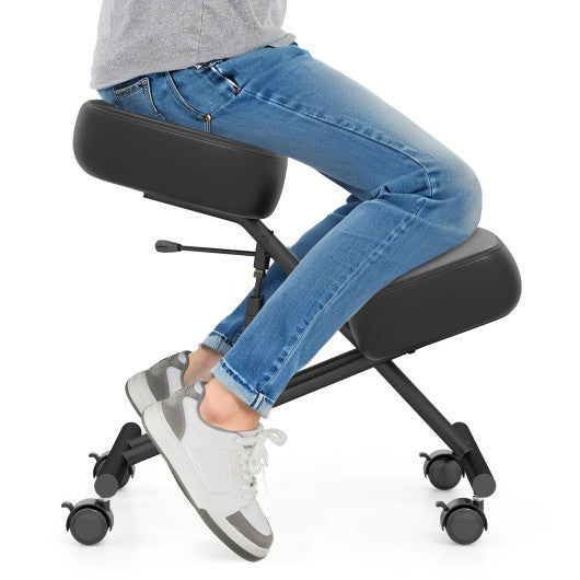 Height Adjustable Kneeling Chair Posture Correction Stool