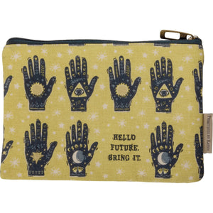 Hello Future Bring It Zipper Pouch | Mystical Pencil Case Organizer | 9.75" x 6.50" | Gift for Her