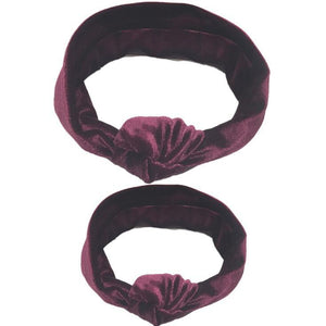 Modern  Mother & Baby Headbands Kids Girl Bow With Rabbit ear Print Floral Hair Bands Parent-Child Hair Accessories