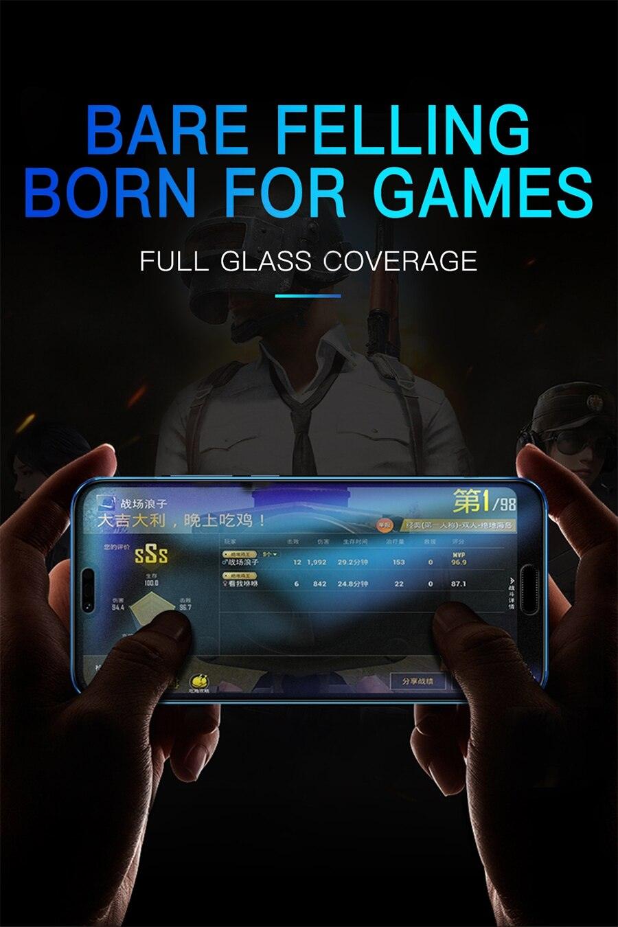 3Pcs Frosted Matte Soft Ceramic Film for iPhone 11 12 Pro Max 6 S 8 7 Plus Screen Protectors for IPhone 13 14 Pro XS MAX X XR SE Full Coverage Clear and Scratch Resistant Screen Protection