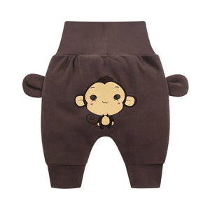 New Baby Fashion Long Pants Cartoon Animal Printing Baby Trousers Kid Wear Baby Pants  For Kids