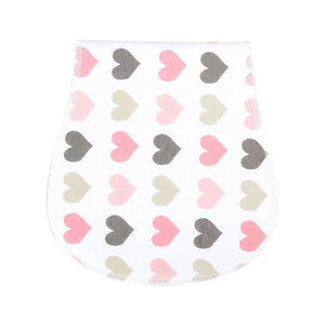 New Baby 100% Cotton Three Layers Waterproof Lightweight Natural Burp Curved Bibs For Baby Accessories