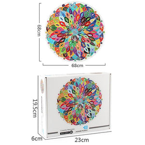 1000pcs Modern Round Puzzles Toys Puzzles Educational Toys Puzzles For Adults Interesting Goods Learning And Education Moon and Planets Puzzles