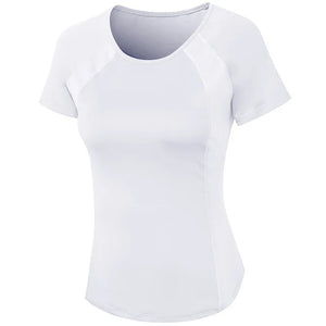 Women's Breathable Mesh Running Shirt   Quick Dry  Elastic Yoga Top