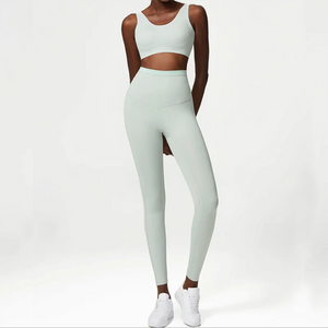 Women's 2 Piece Yoga Set Tight Fitting High Waisted
