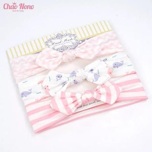 Baby Headband Flower Print Hair Wear for Newborn Baby Girl Headband for Little Girl Headbands Children Bow